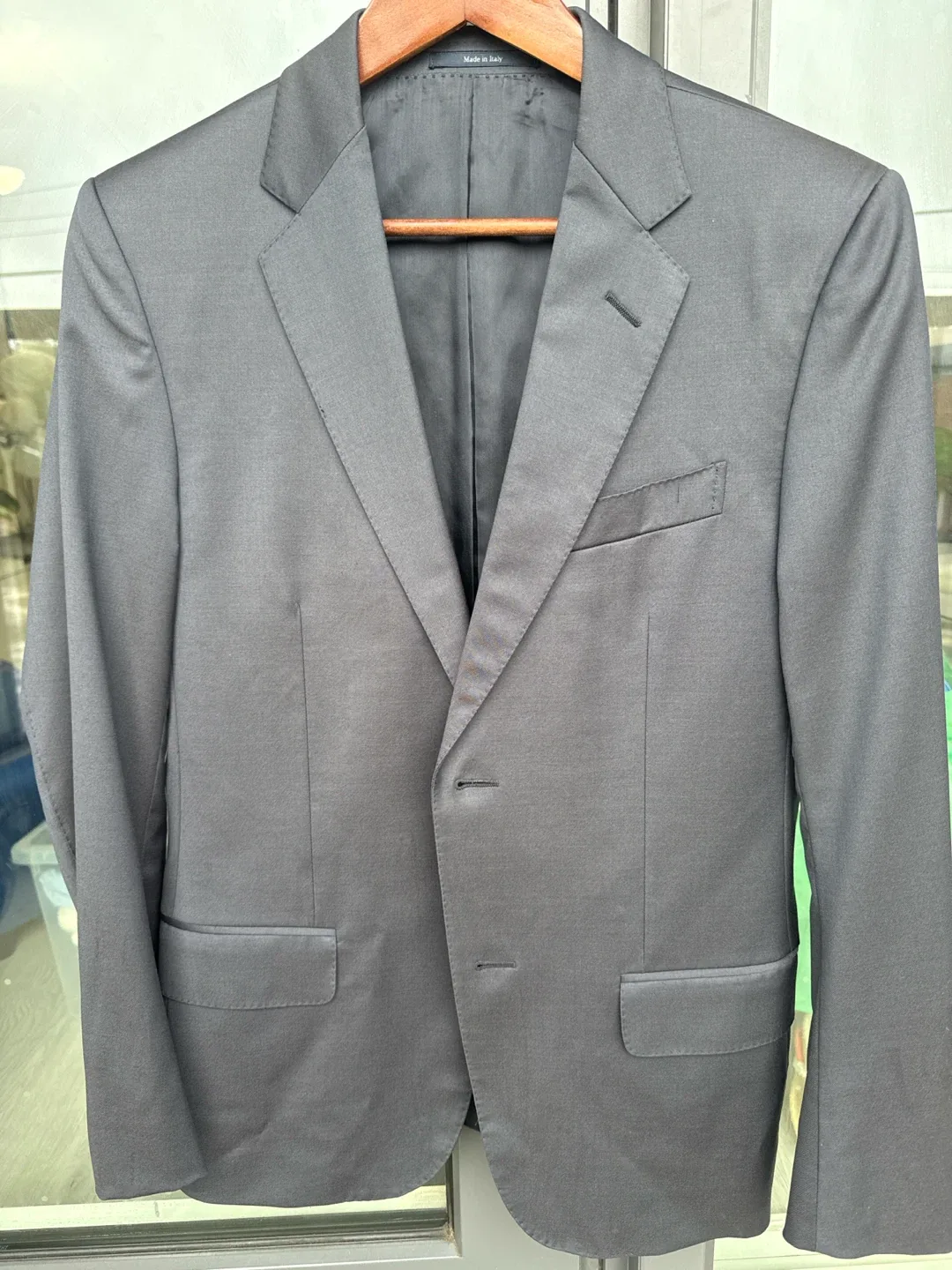 Gucci Men's Dark Grey Blazer Jacket Made in Italy