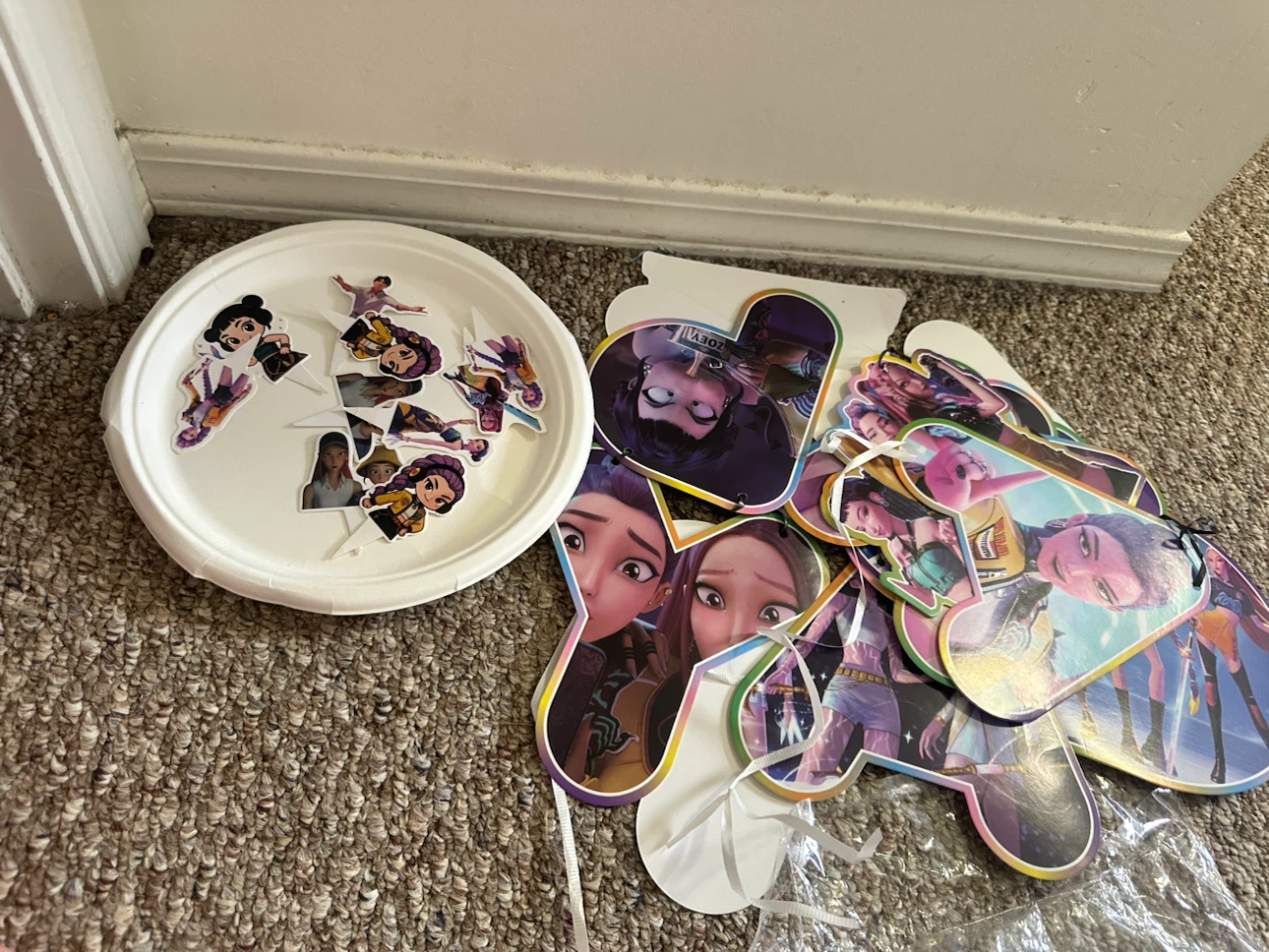 Demon hunter Cupcake Toppers & Banner Set