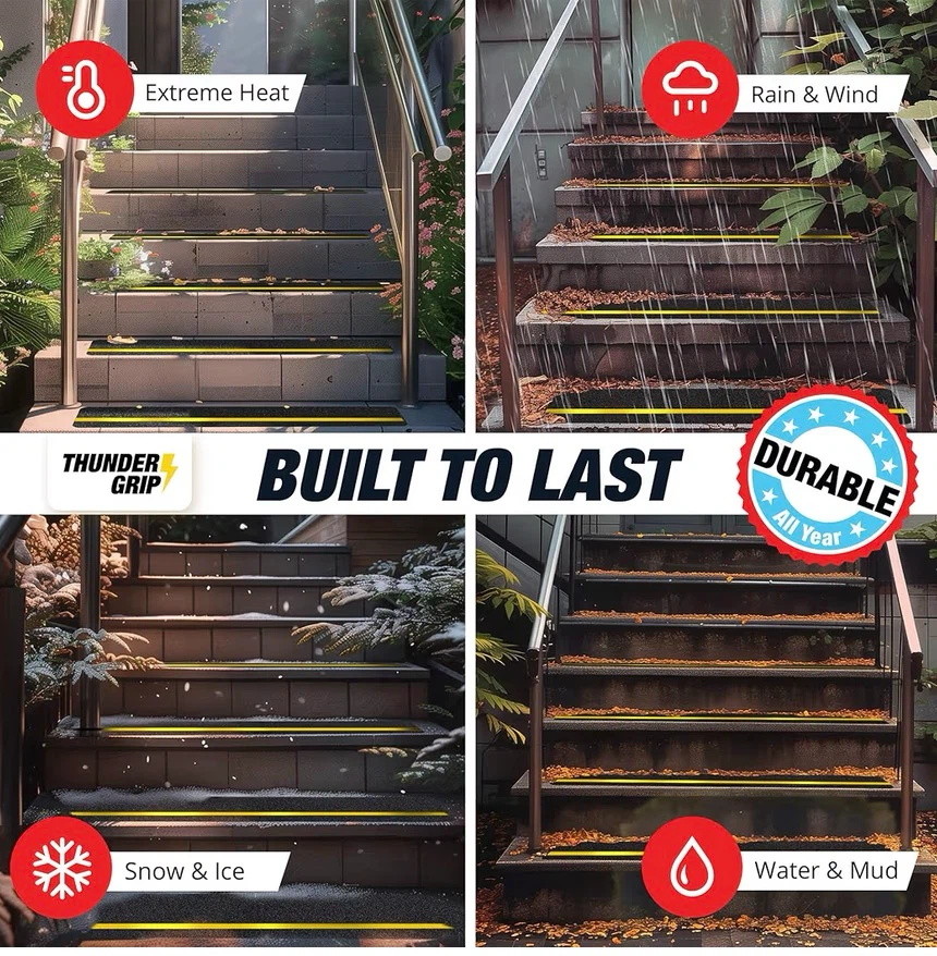 Reflective Outdoor Stair Treads - 12 Pack - photo 4