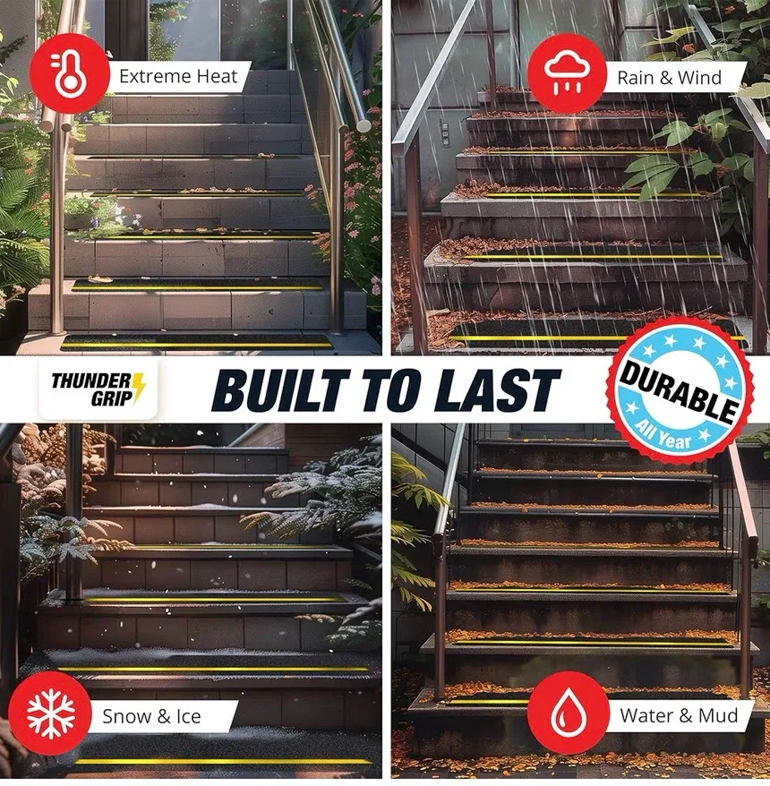Reflective Outdoor Stair Treads - 12 Pack - photo 4