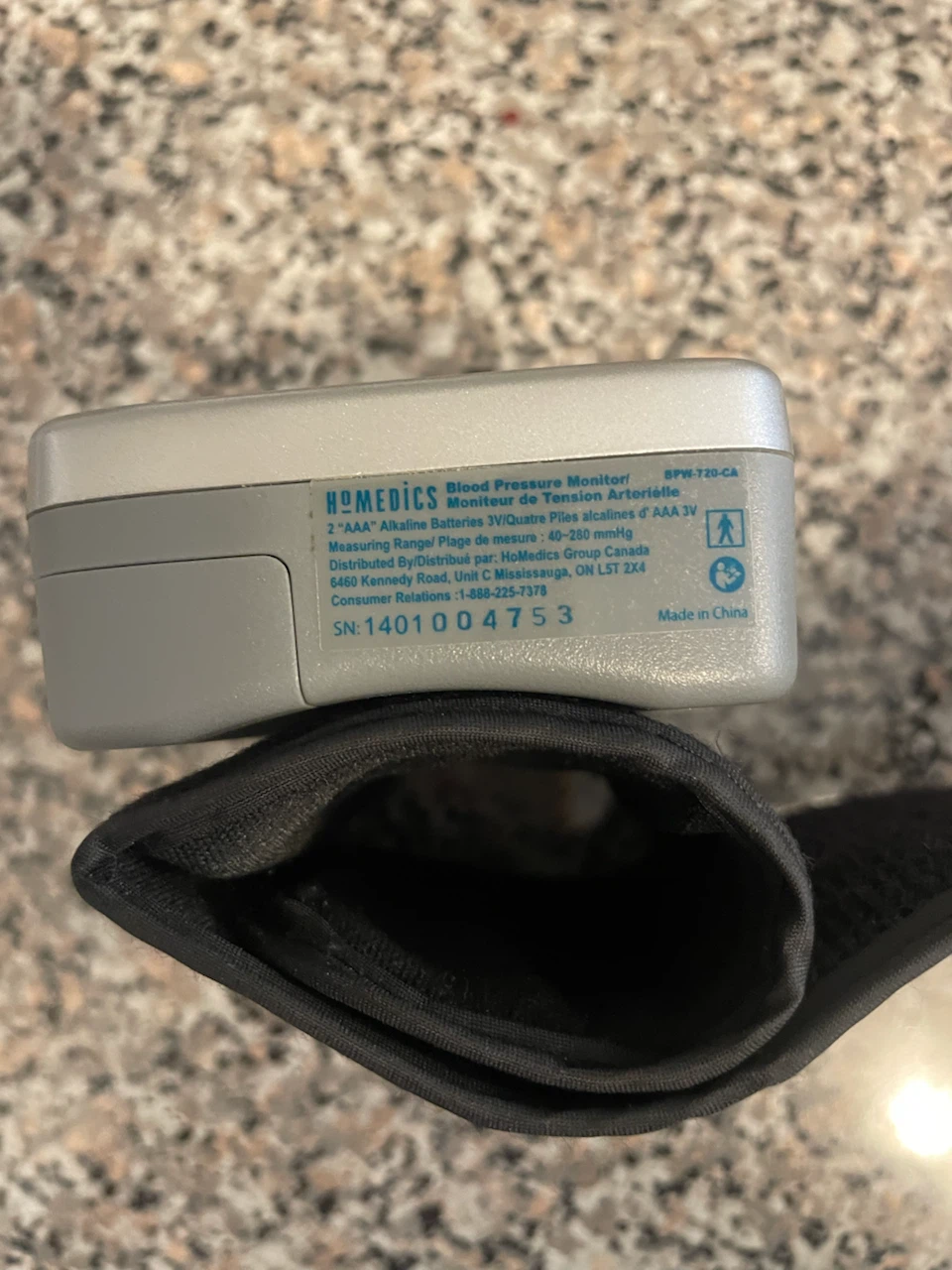 HoMedics Blood Pressure Monitor BPW-720-CA - photo 4