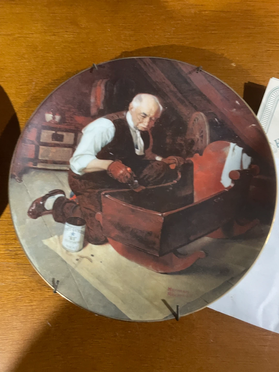Norman Rockwell "Golden Moments" Collector Plate