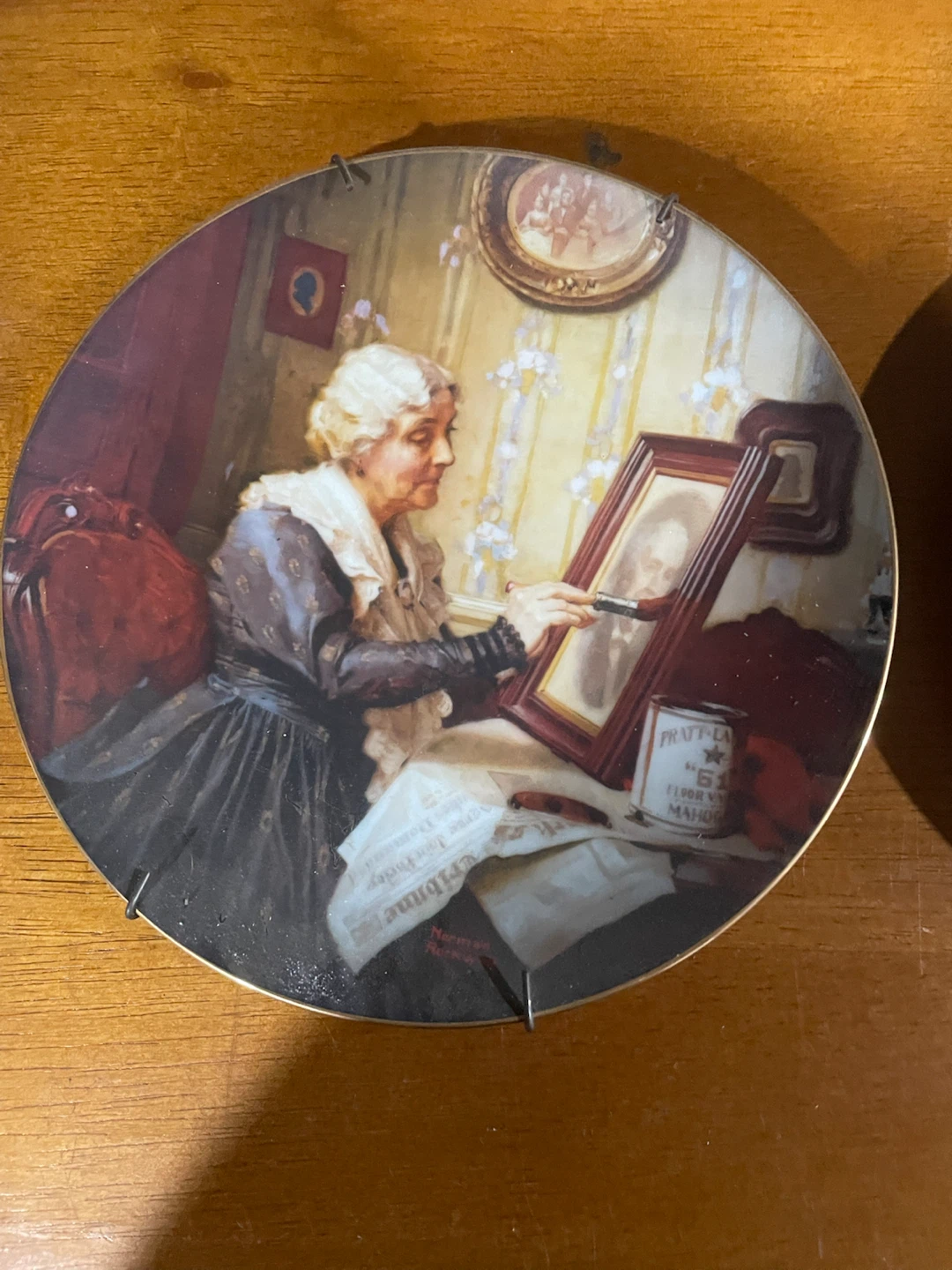 Norman Rockwell "Golden Moments" Collector Plate - photo 3