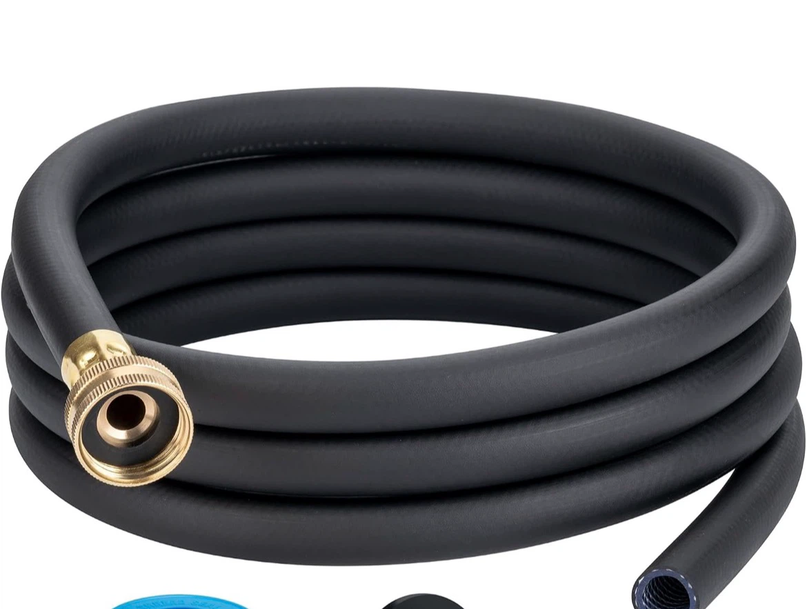 12' Utility Black Flex Hose