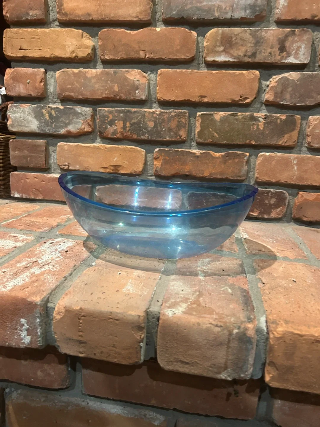 Melamine blue bowl