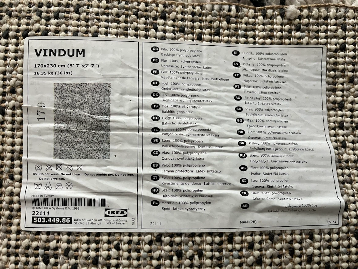 Ikea Vindum High Pile Rug - photo 4