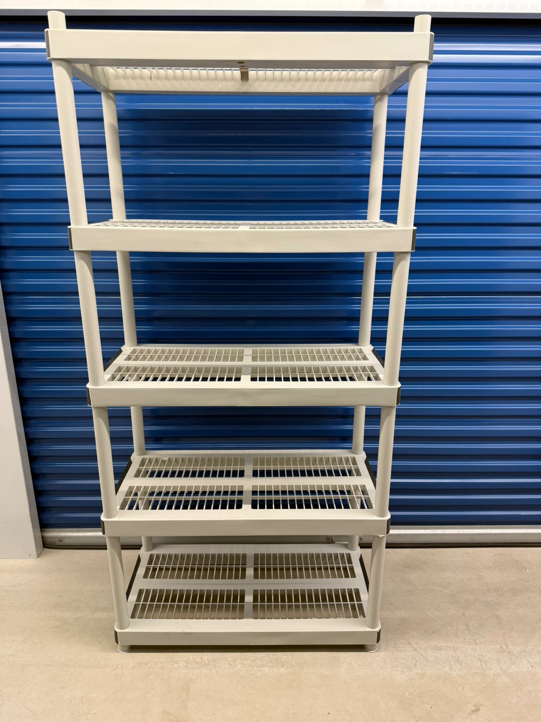 5-Tier Plastic Shelving Unit