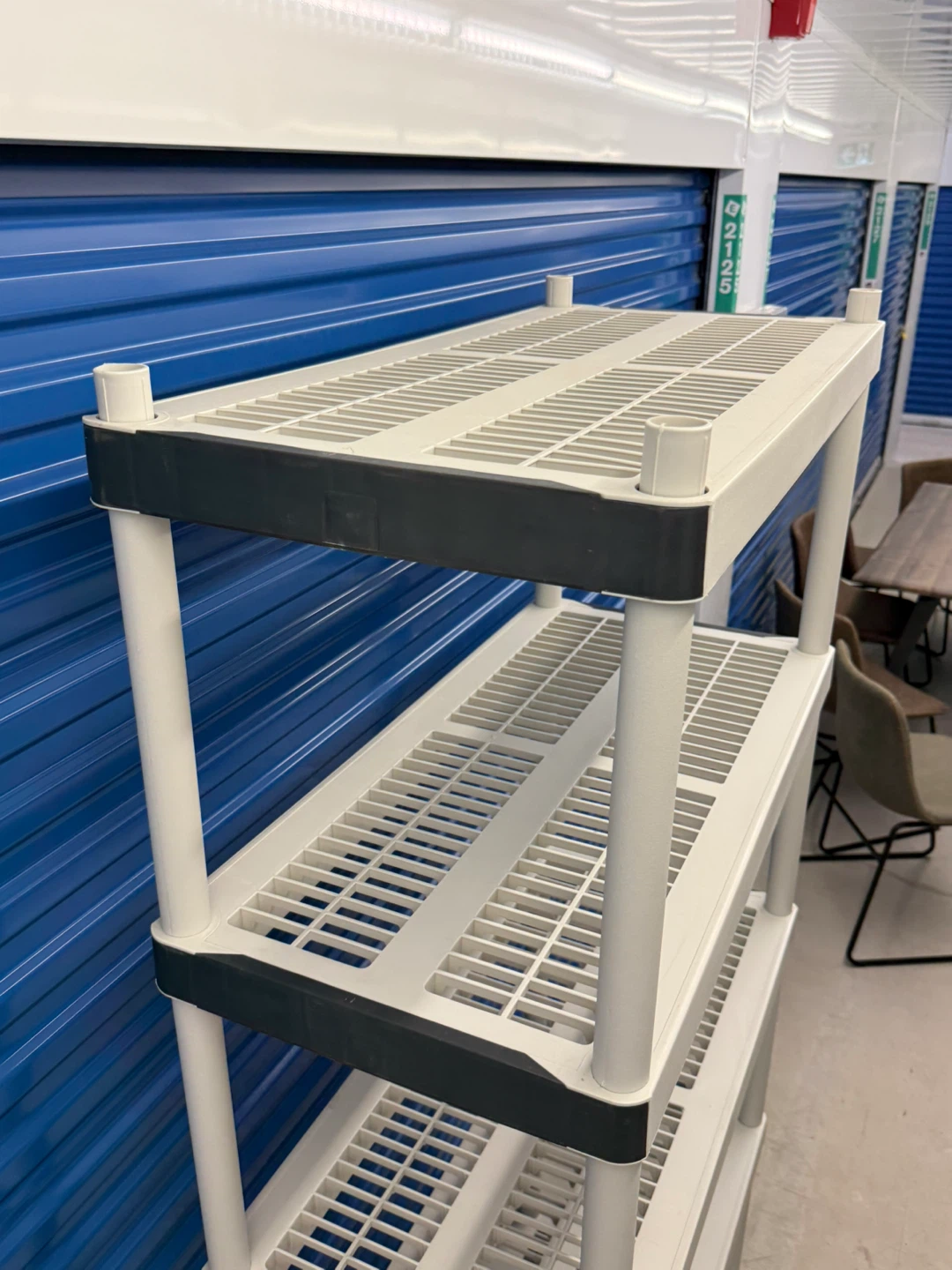 5-Tier Plastic Shelving Unit - photo 3