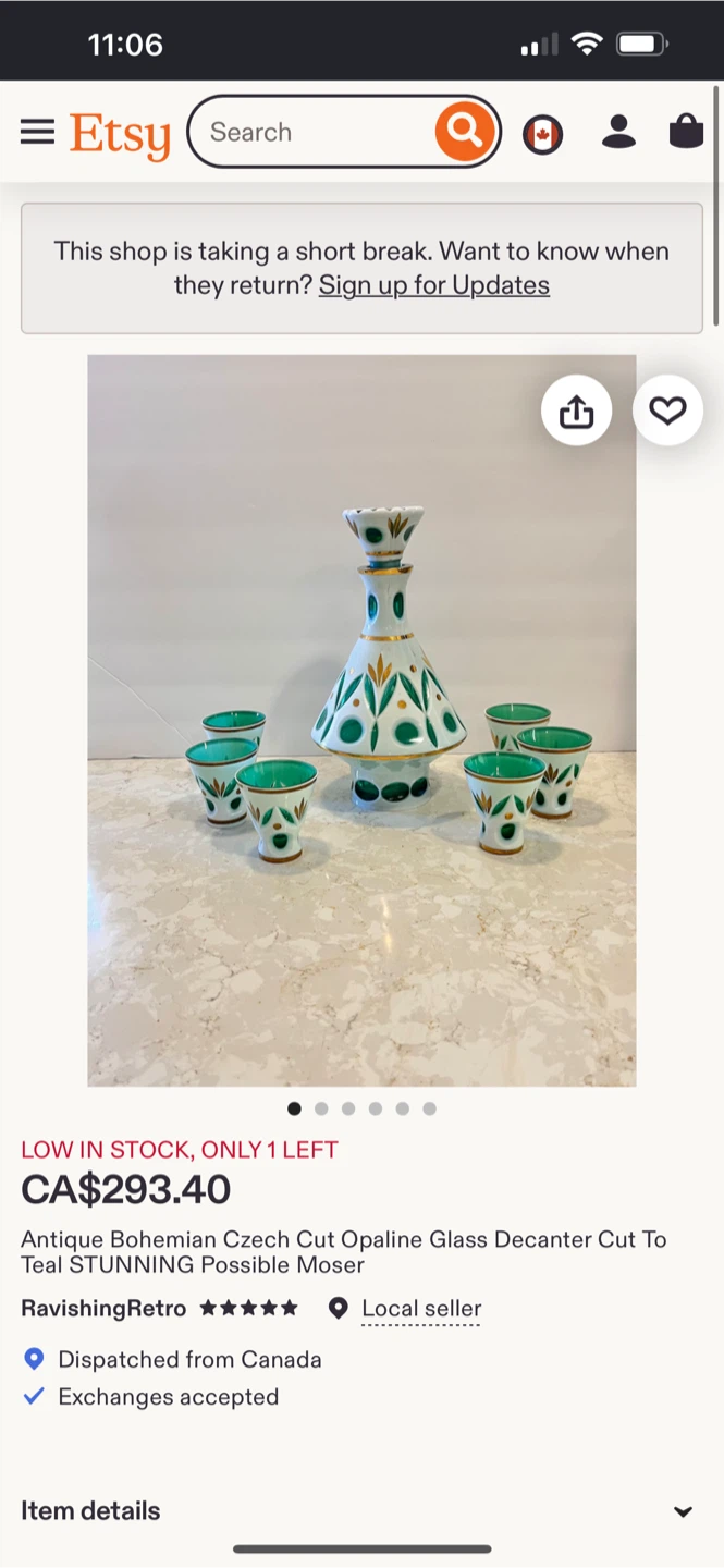 Decorative antique decanter - photo 5