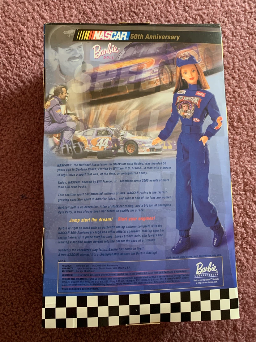 Barbie NASCAR 50th Anniversary Collector Edition Doll - photo 2