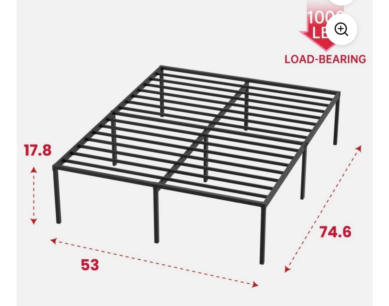 METAL BEDFRAME FOR SALE