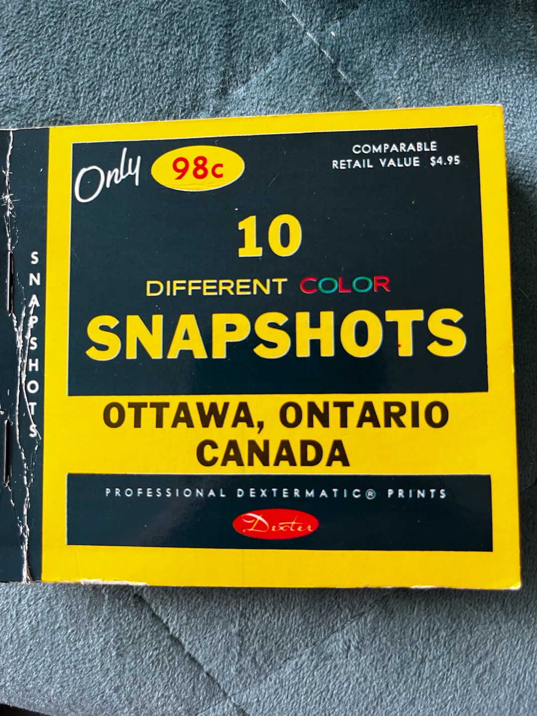 Set #102 Ottawa, Ontario Canada Snapshots Booklet