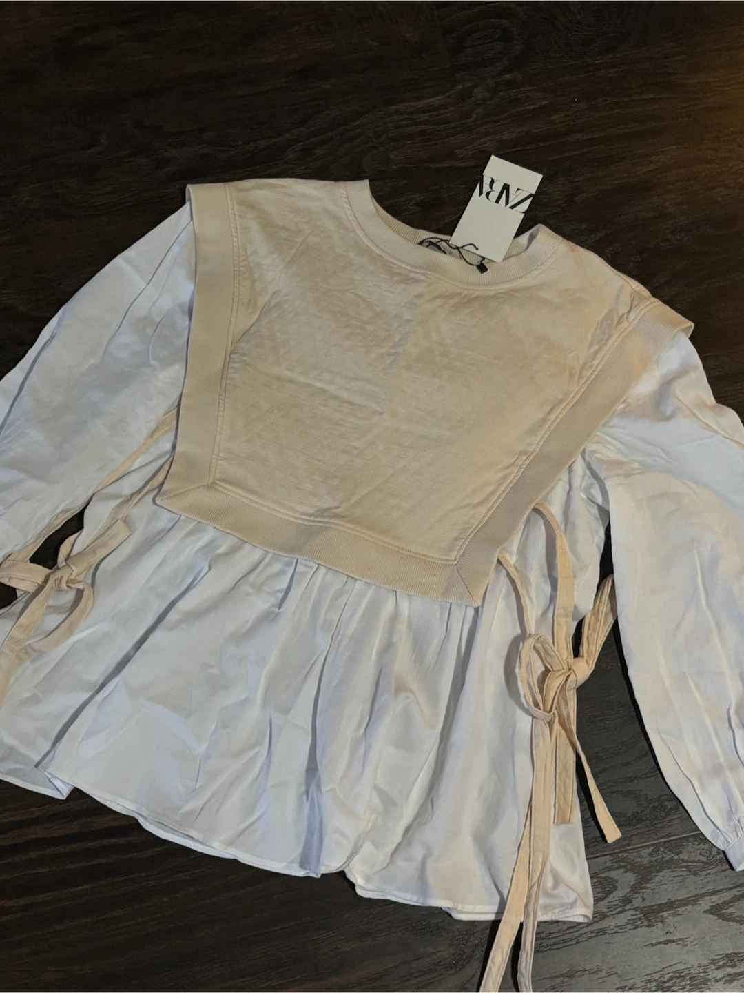 ZARA Two-Piece Look Shirt