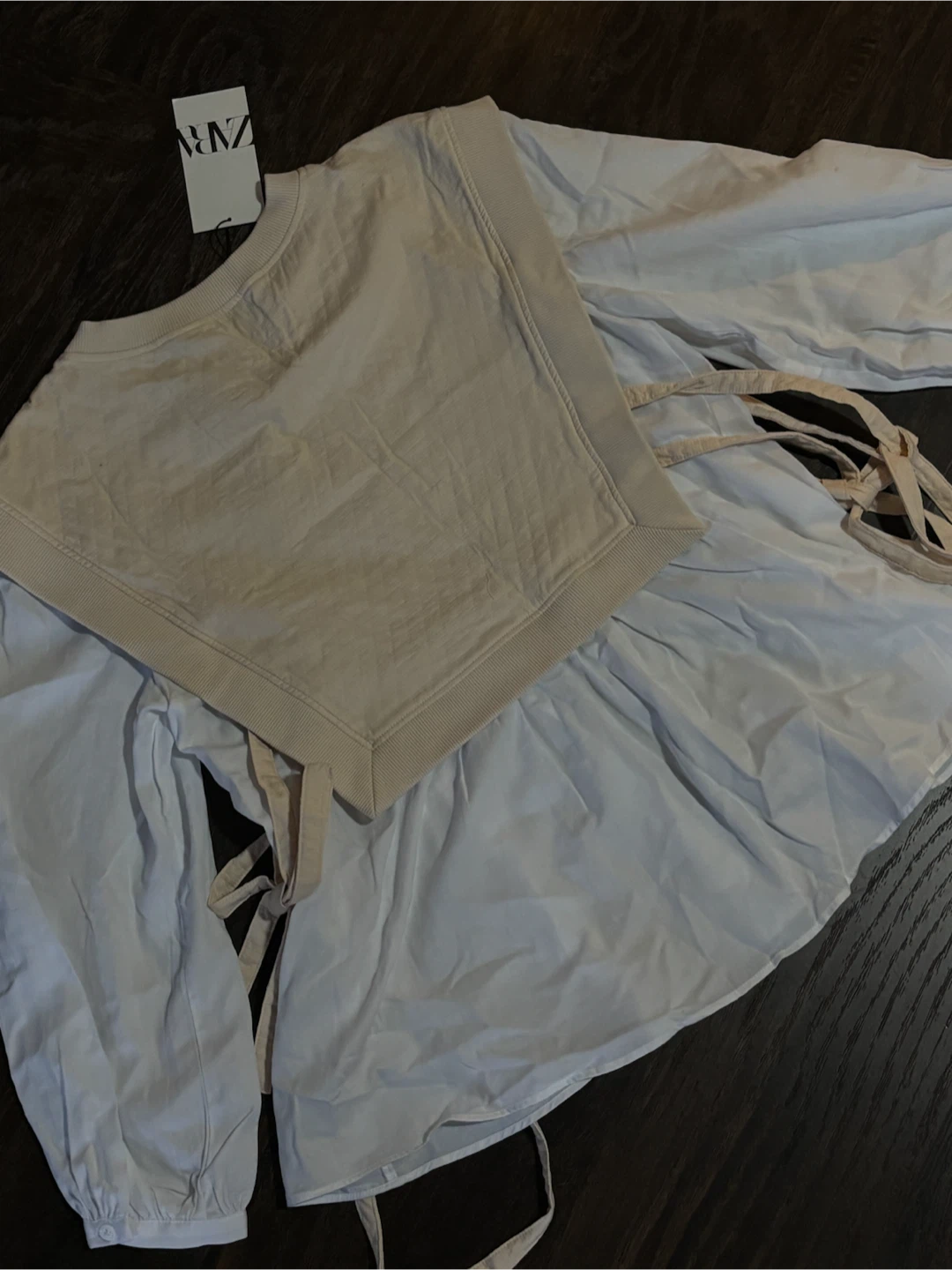 ZARA Two-Piece Look Shirt - photo 2