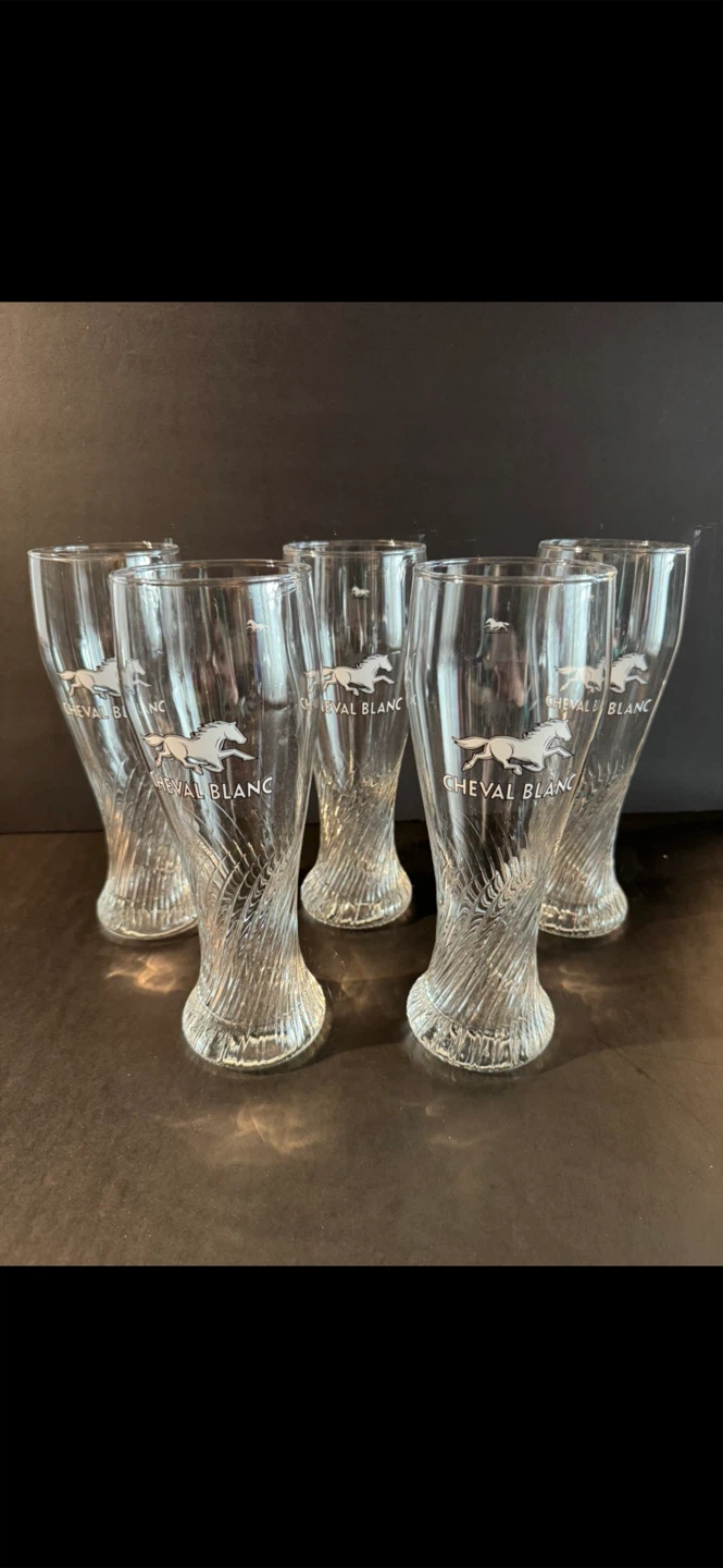 Cheval Blanc Beer Glasses - Set of 5 - photo 2