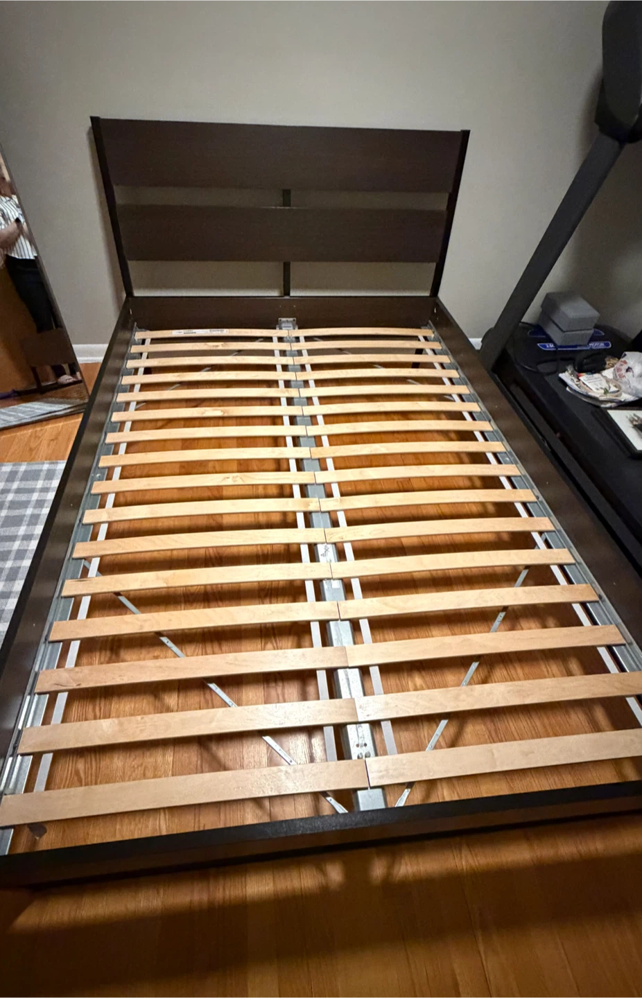 IKEA TRYSLIL Bed Frame - Dark Brown
