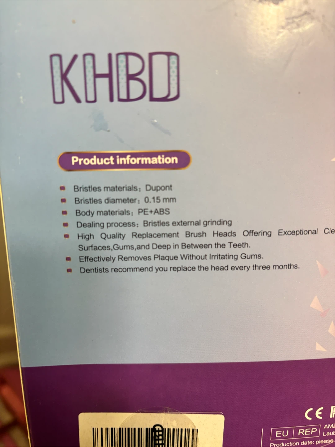 KHBD Replacement Toothbrush Heads