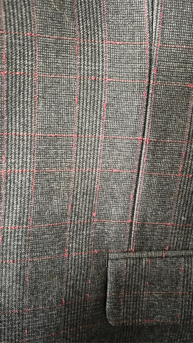 Grey Plaid 2Pc Suit - photo 2