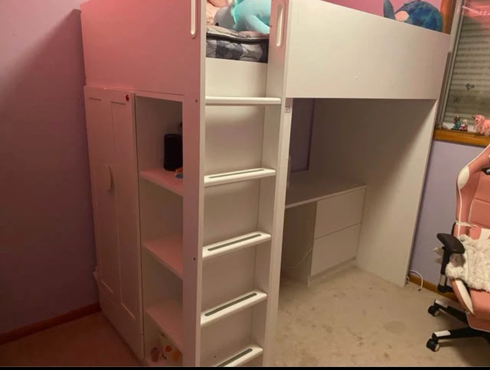 Ikea loft bed/desk
