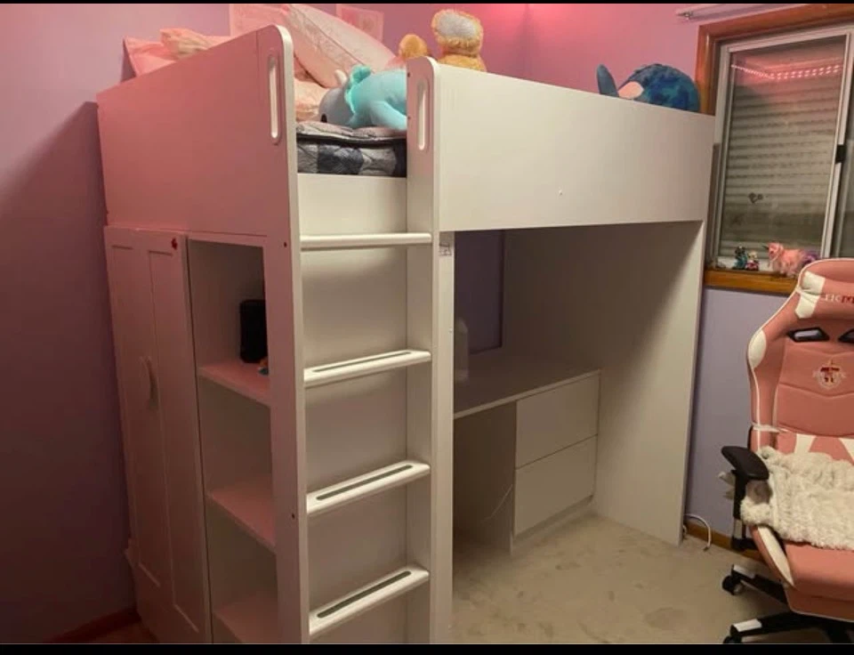 Ikea loft bed/desk - photo 2