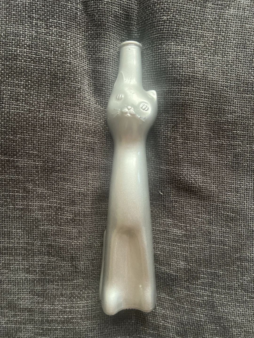 Silver Cat Shaped Bottle
