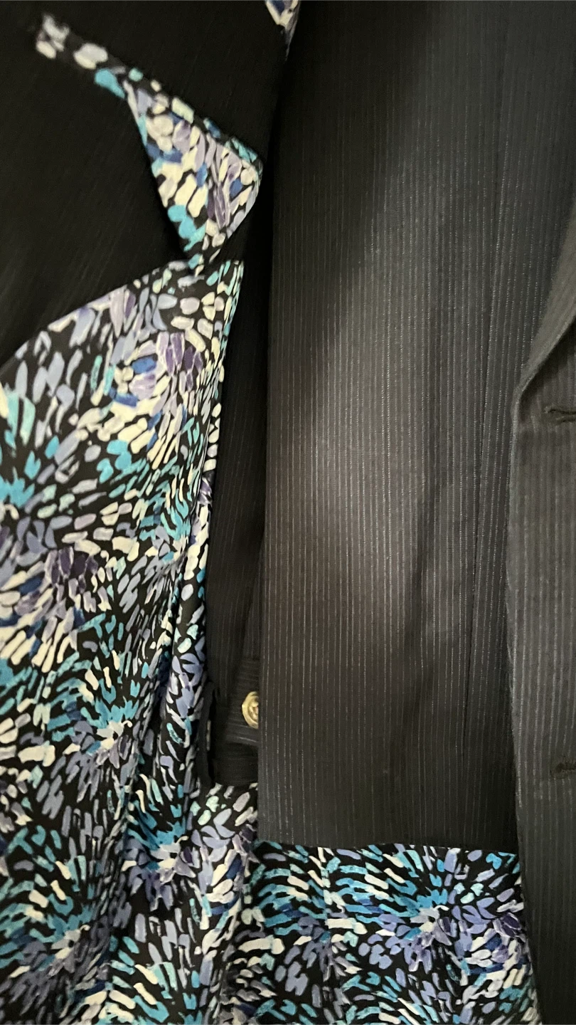 Navy Pinstripe 2Pc Suit - photo 3