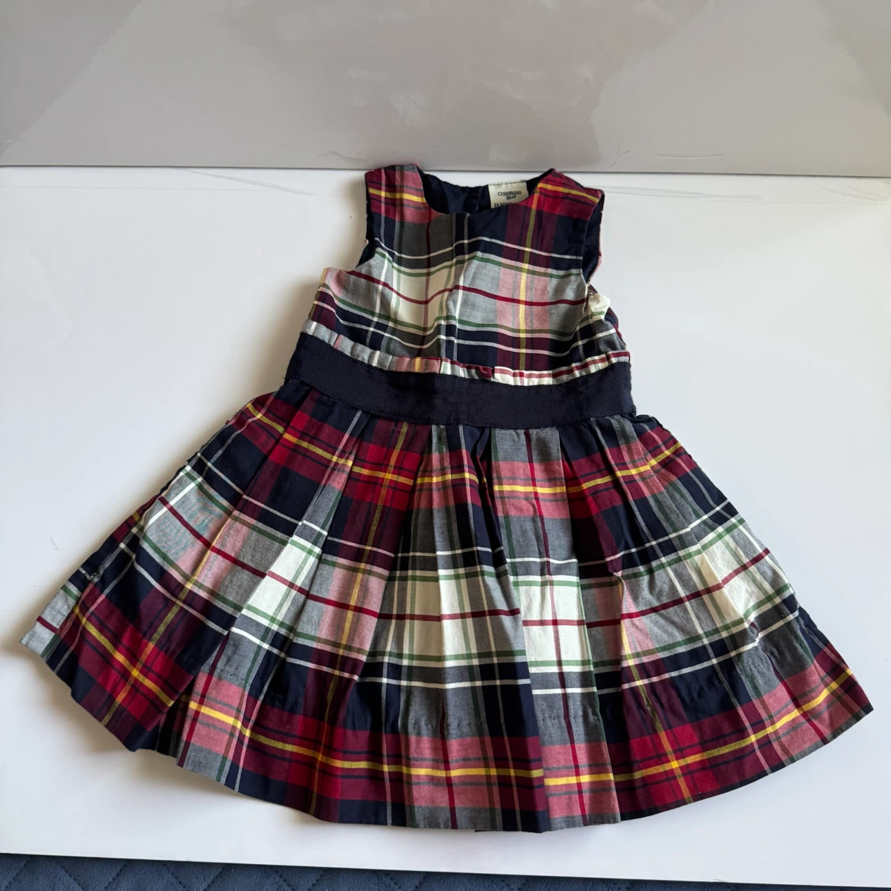 OshKosh B'gosh Plaid Holiday Dress 24 months