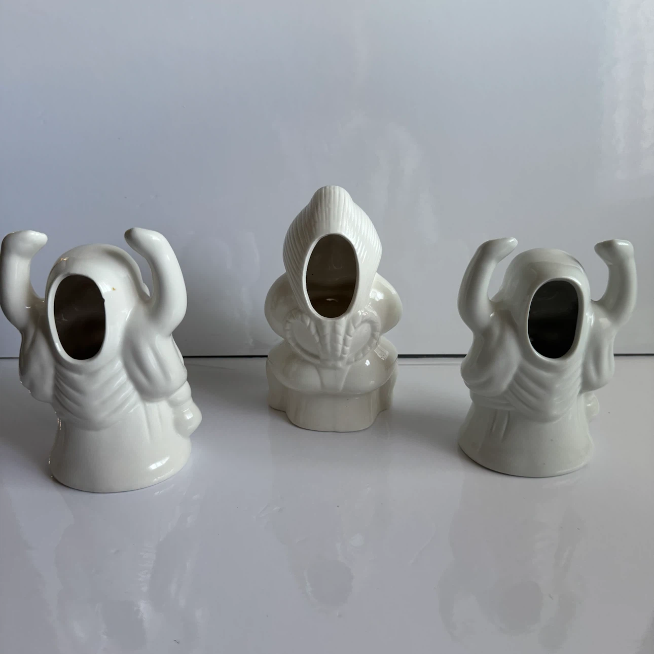 Set of 3 Ceramic Figurines - Buddha & Sumo - photo 5