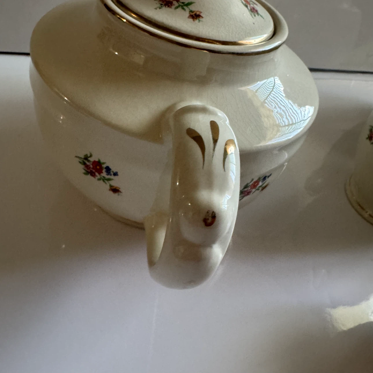 Vintage Floral 5 pc Tea Set Portugal - photo 5