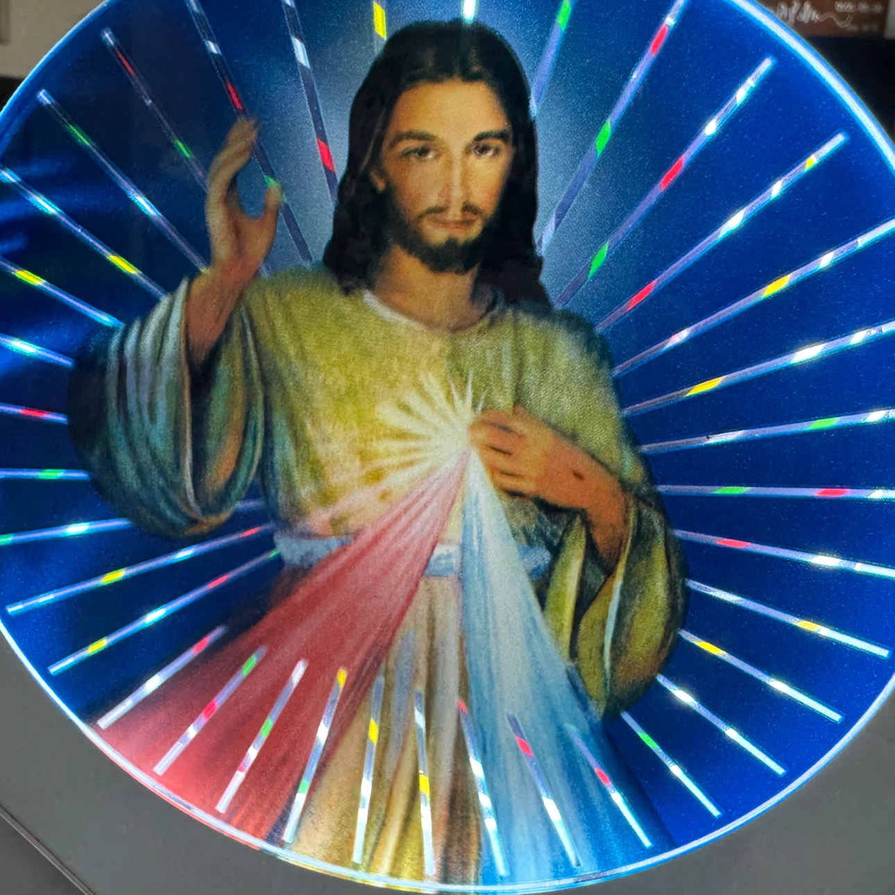 Divine Mercy Jesus Illuminated Lamp Kaleidoscope - photo 2