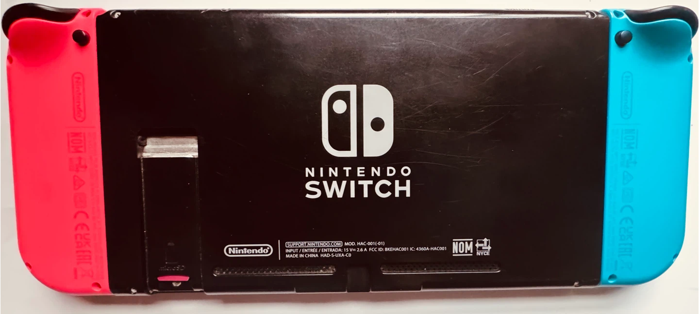 Nintendo Switch Console set with 2 Games and 128GB Micro SD card - photo 3