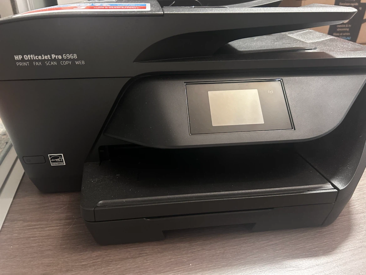 HP OfficeJet Pro 6968 Printer with Ink Cartridges