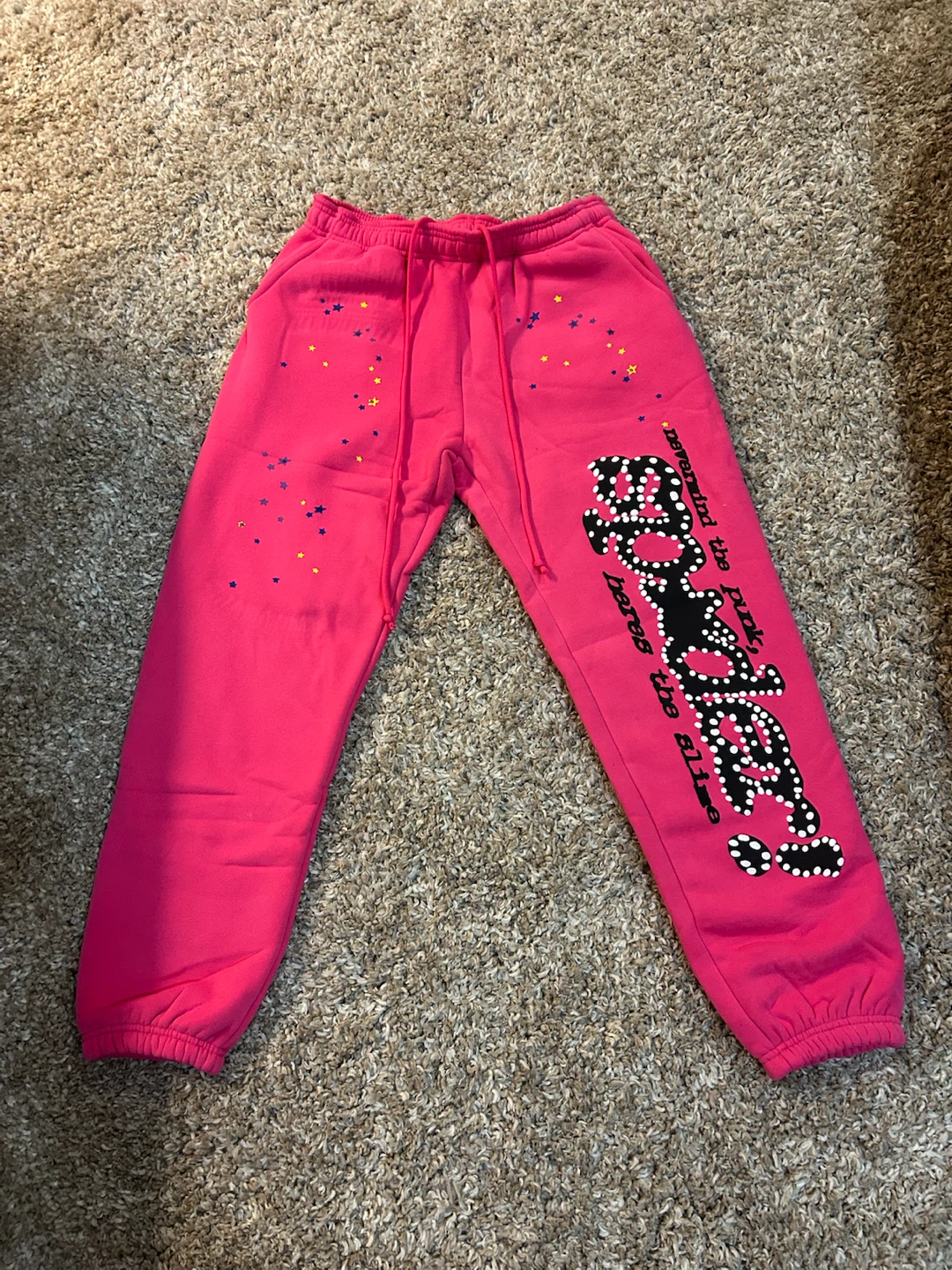 Magenta Sp5der pants