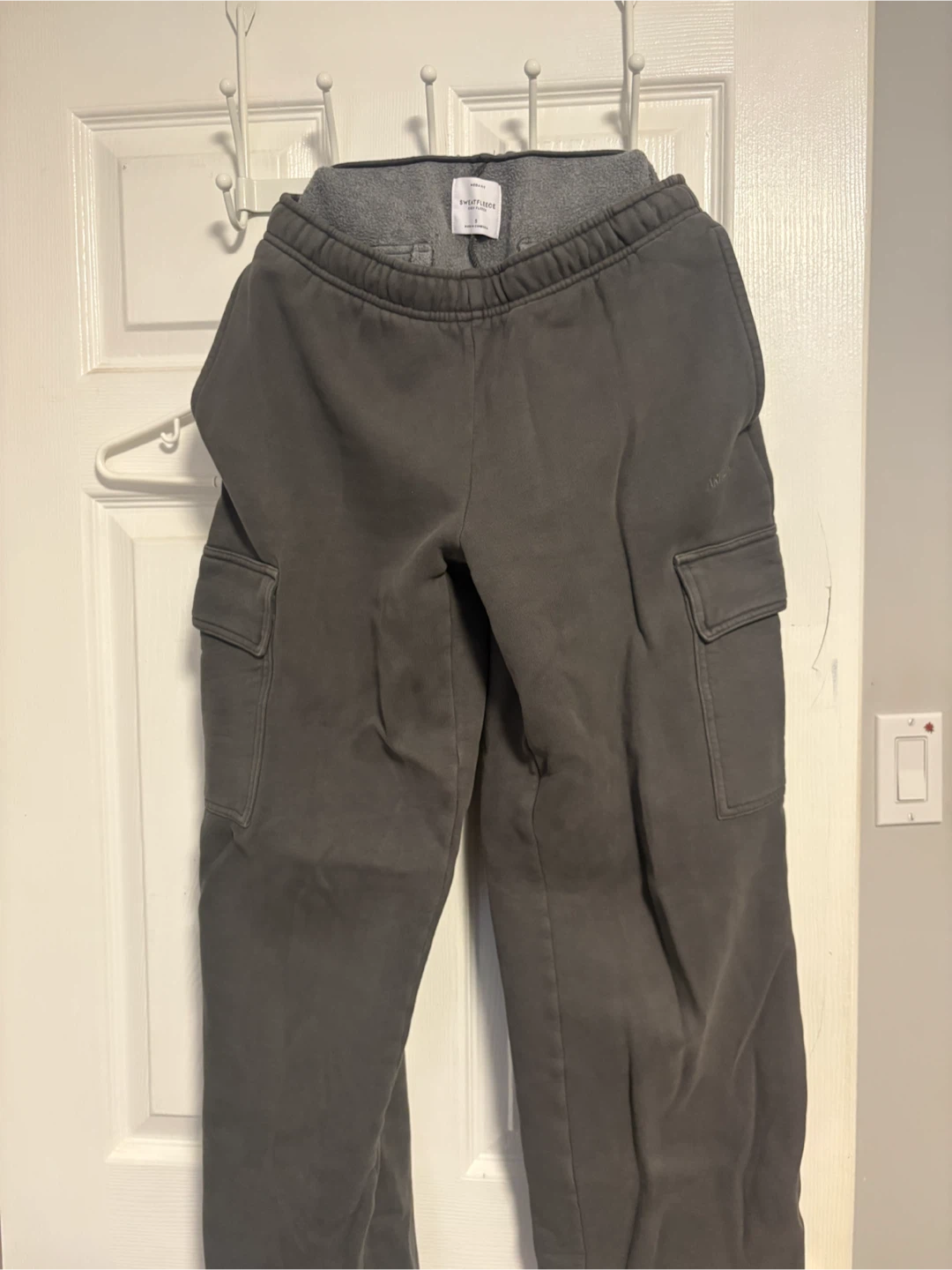 Aritzia Sweatfleece Cargo Joggers Size S