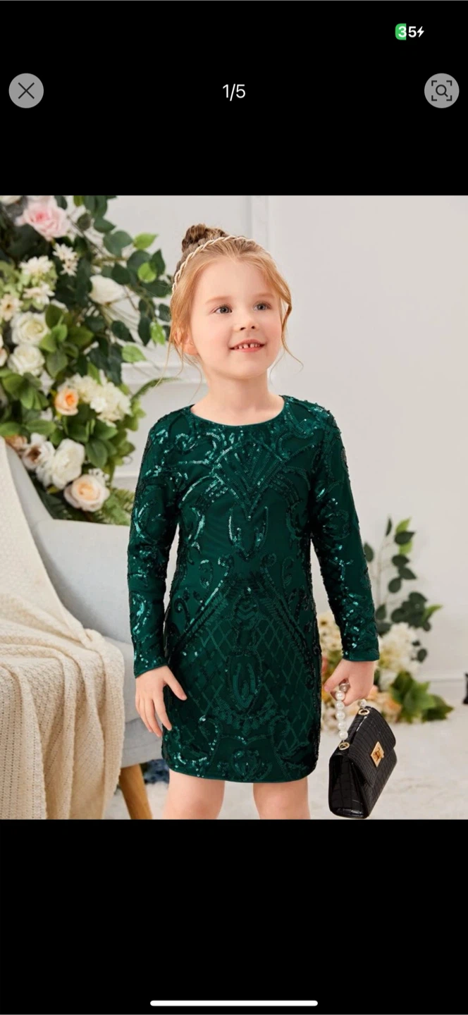 Girls Sequin Dress - photo 2