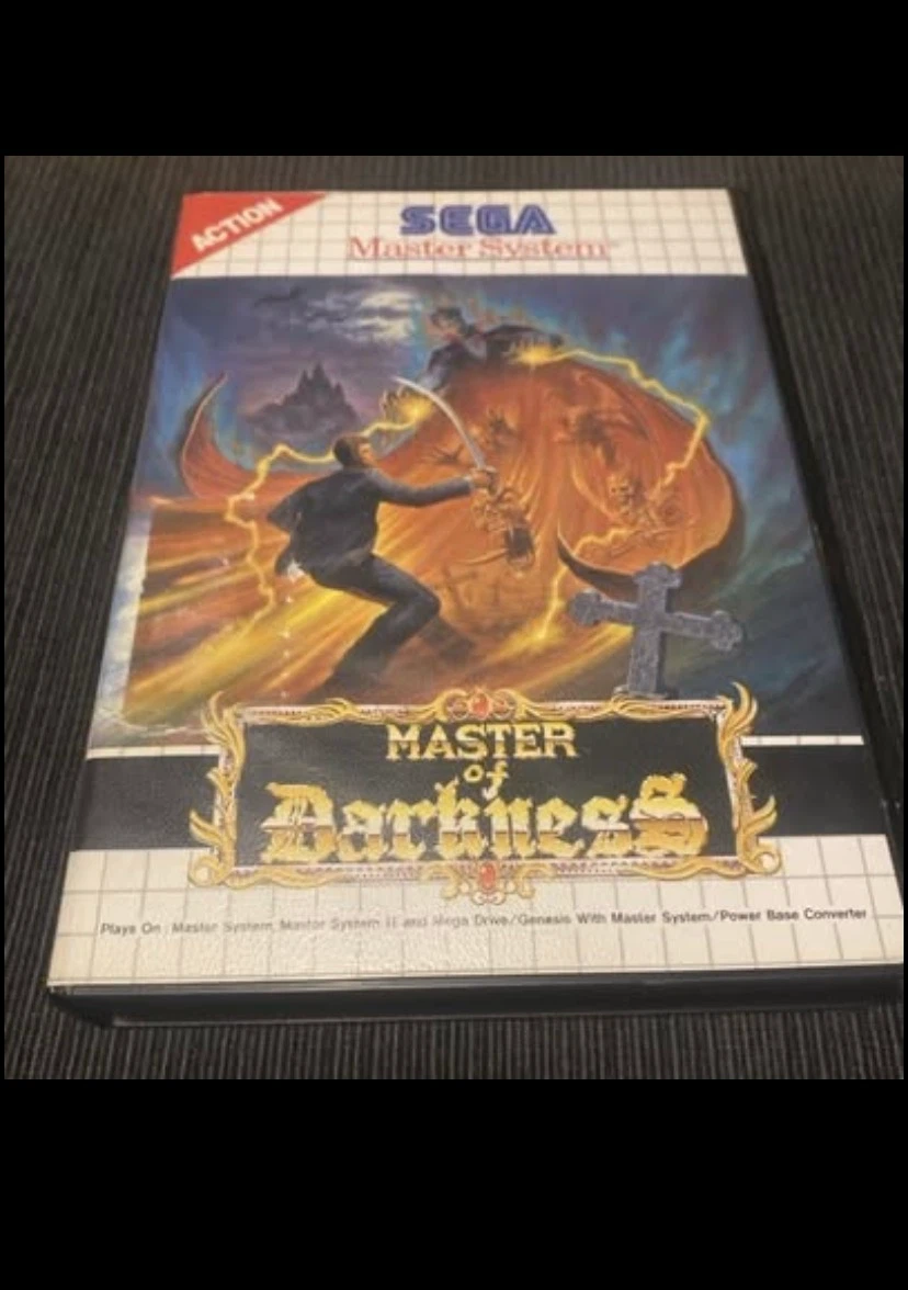 Master of Darkness Sega Master System RARE Castevania like