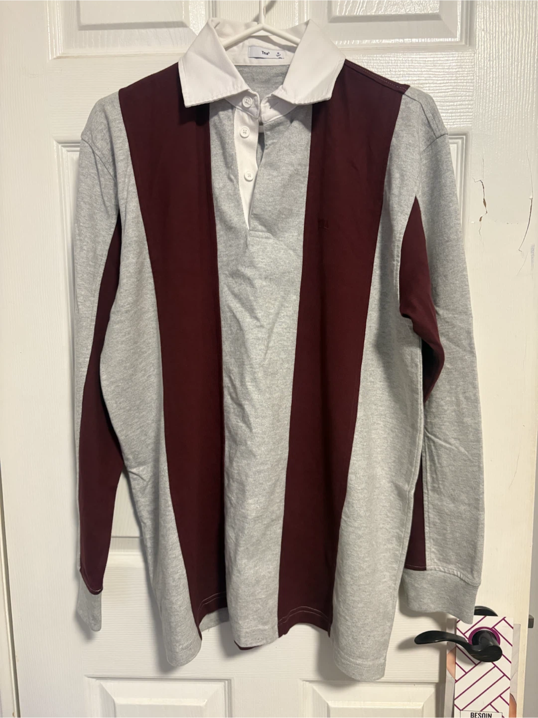 Tna striped rugby shirt