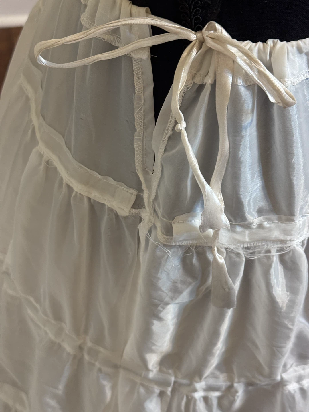 White Petticoat Crinoline Slip