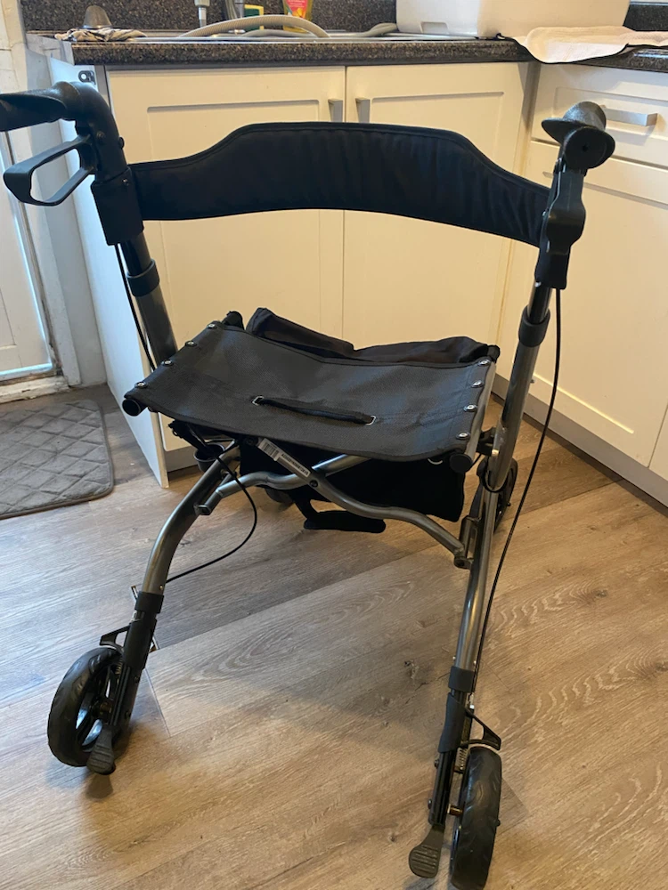 NEW Carex Rolling Walker with Seat and Bag - photo 3