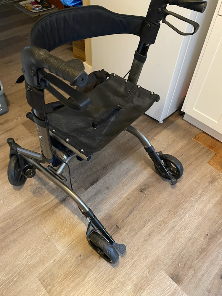 NEW Carex Rolling Walker with Seat and Bag - photo 4