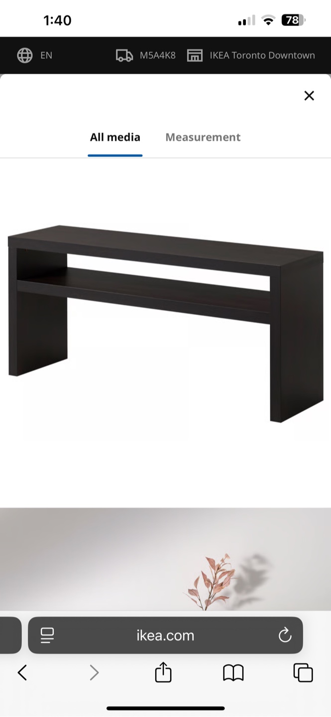 IKEA TV Bench / Console Table - photo 2