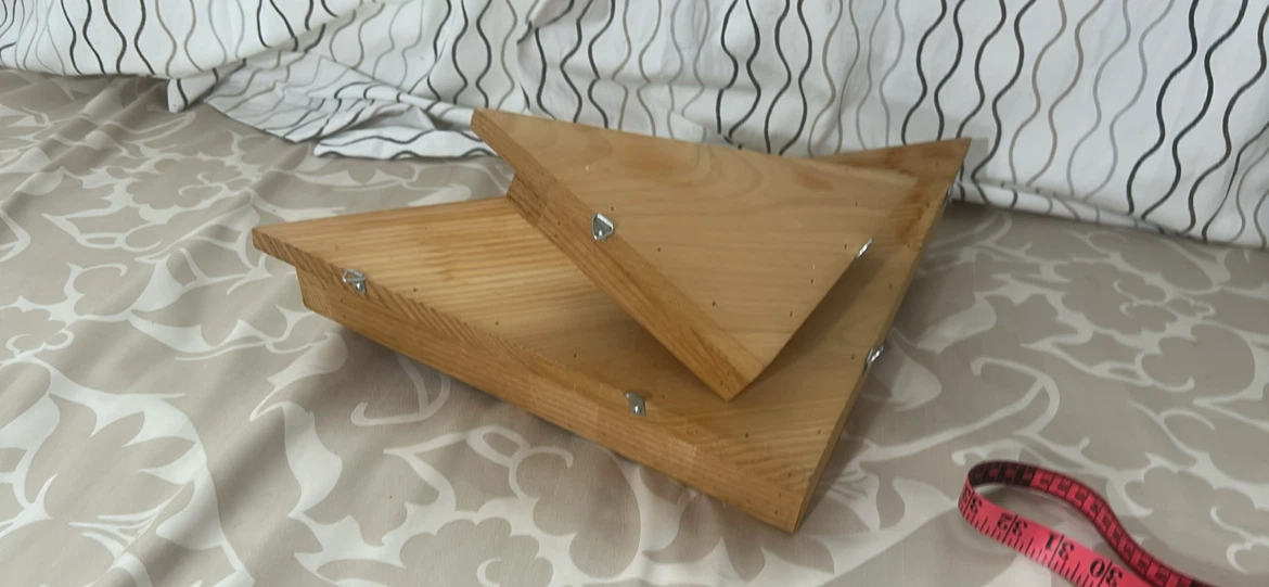 Wooden Corner Shelves (Set of 2) - photo 2