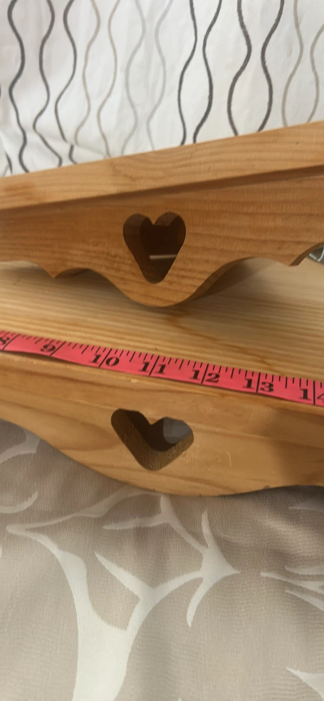 Wooden Corner Shelves (Set of 2) - photo 3