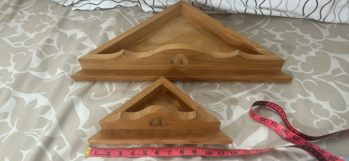 Wooden Corner Shelves (Set of 2) - photo 4