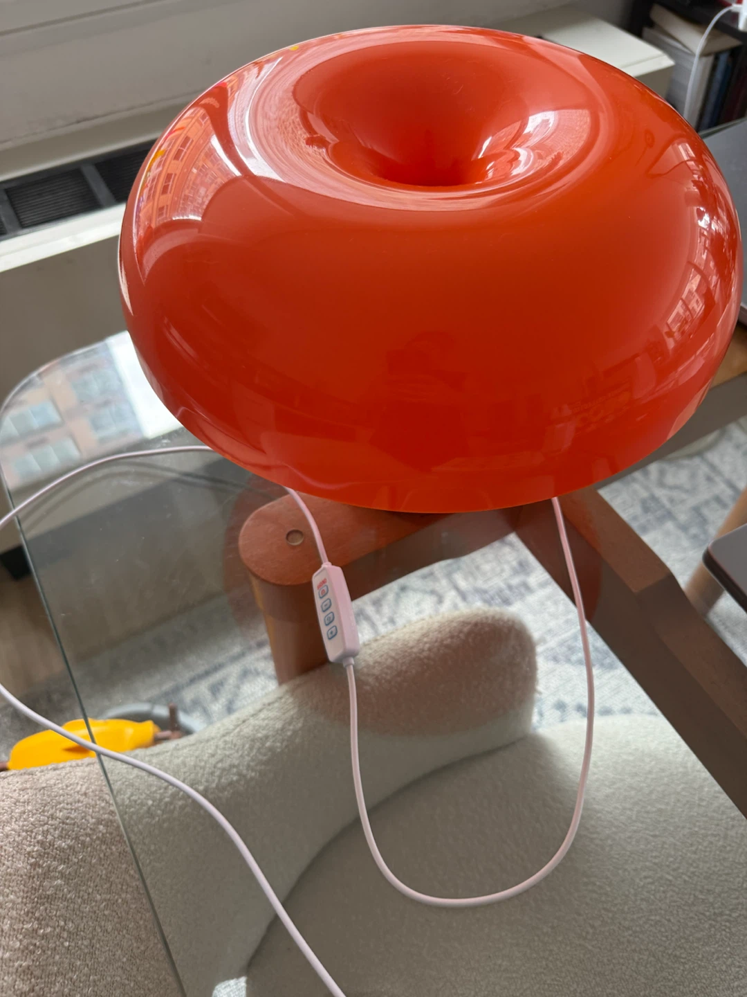 UEHICT Orange Mushroom Lamp - photo 2