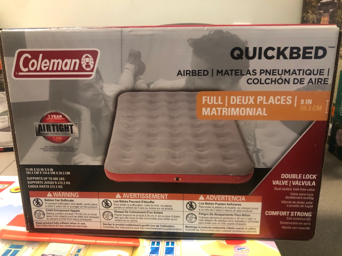 Coleman Quickbed Full Airbed - 8 Inch