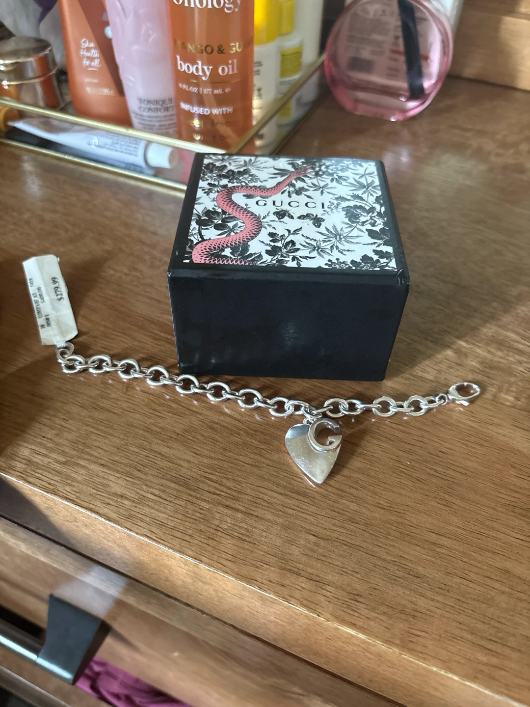 Gucci Silver Heart Charm Bracelet - photo 4