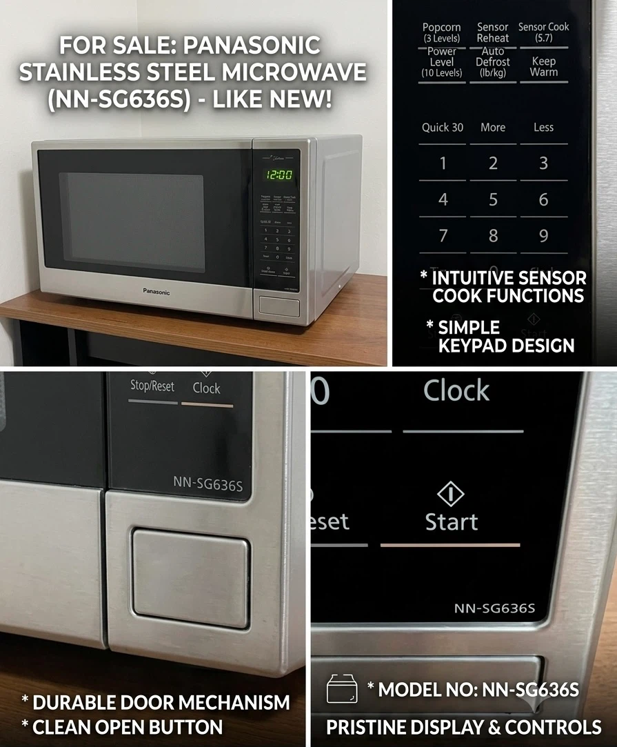 Panasonic NN-SG636S Stainless Steel Microwave