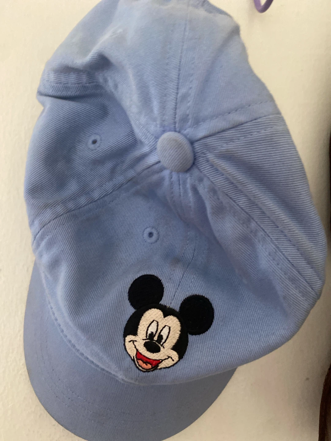 Light Blue Mickey Mouse Baseball Cap