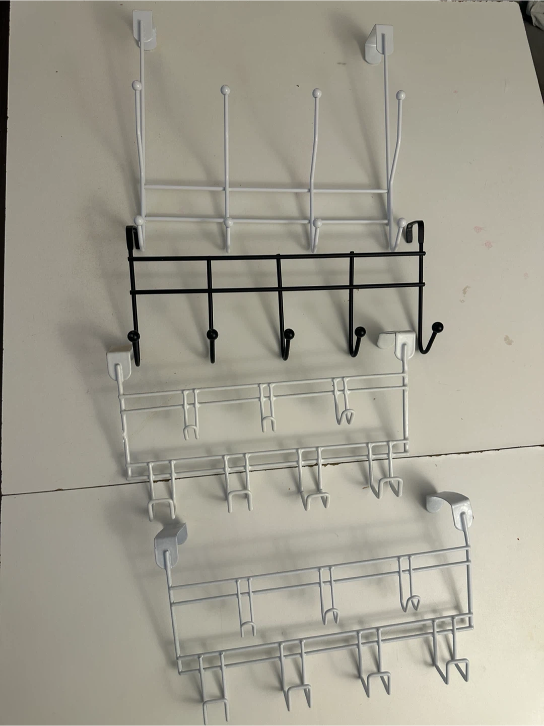 Over-the-door hook racks (4-pack)